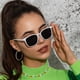 thumbnail image 4 of Gafas de sol cuadradas retro simples para hombres y mujeres, gafas de sol de moda europeas y americanas., 4 of 6
