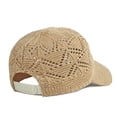 thumbnail image 4 of Summer Sun Hat Women's Hollow Baseball Caps Breathable Knitting Caps Holiday Mesh Hats Adjustable Cap Beach Sports Hat Outdoor Sun Hat, 4 of 10