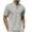 Gray, variant on Mgmyaa Men's T-shirts Casual Solid Elastic Collar Shirts Zipper Top T-shirts