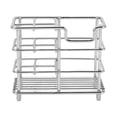 thumbnail image 2 of Toothbrush Holder Stand Toothpaste Storage Stand Stainless Steel Toothbrush Holder for Bathroom, 2 of 9