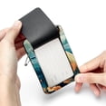 thumbnail image 7 of Sea Lion Square PU Leather Luggage Tags, 2 Pack, with Privacy Cover and Stainless Steel Ring - Suitable for Travel, Backpack, Handbag - Bag Tags, Handbag Tags, 7 of 7