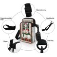 thumbnail image 5 of HELLHERO Snowman Christmas Adjustable Strap Travel Crossbody Purse for Adults, Outdoor Travel, 5 of 7