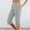 Gray, variant on Tdoqot Womens Capri with Pockets- Soft Elastic Waist Baggy Casual Drawstring Active Pants Gray Size S-2XL