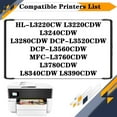 thumbnail image 2 of TN-269 TN269 TN-269BK TN-269C TN-269M TN-269Y Toner Cartridges Compatible for Brother HL-L3220CW L3220CDW L3240CDW L3280CDW DCP-L3520CDW DCP-L3560CDW Printers, 2 of 7