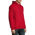 thumbnail image 5 of Hanes Men's and Big Men's Ecosmart Fleece Pullover Hoodie Sweatshirt, up to Size 5XL, 5 of 6