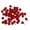 Red, variant on KLKCMS Pack of 50pcs Grass Green Ball Shaped N Scale Scenery Model Trees 3cm/1.18''