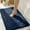 Navy #5, variant on Soft Non-Slip Absorbent Bathroom Floor Mat - Washable Microfiber Rug for Tub and Sink Area In Multiple Colors