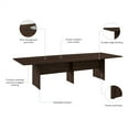 thumbnail image 4 of BBF 120"W Boat Shaped Engineered Wood Conference Table in Black Walnut, 4 of 6