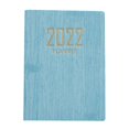 thumbnail image 1 of Planificador diario 2022 Planificador de día A7 Bloc de notas en inglés Planificador diario portátil de listas de tareas Regalo perfecto para familiares y amigos Azul, 1 of 10