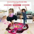 thumbnail image 5 of PAFOLO Dance Mat Toys for 3-12 Year Old Kids,Electronic Dance Pad with Light-up 6-Button & Wireless Bluetooth,5 Game Modes Princess Dancing Mat,Christmas Gifts for 3 4 5 6 7 8 9 10+Year Old Girls, 5 of 8