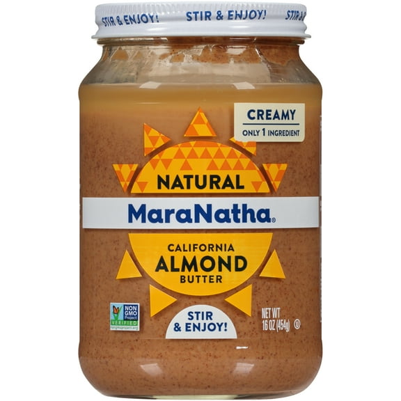 Maranatha Creamy Roasted Almond Butter, 16 oz Jar Pack Of 6