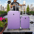 thumbnail image 4 of Juego 2 Maletas De Viaje 10 Kg Y 25 Kg Rigidas Ruedas Desmontables Y Candado Numerico, 4 of 5