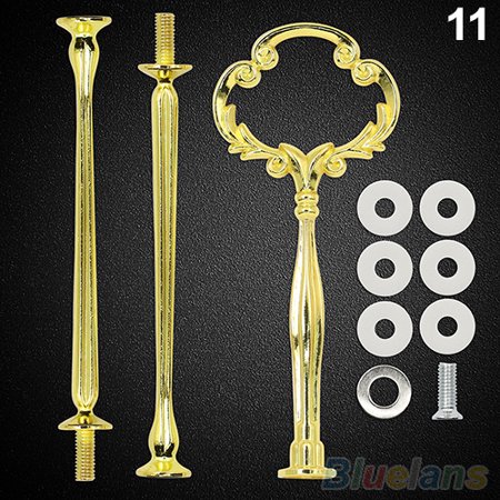 

Opolski Multi-Style 2 Or 3 Tier Plate Handle Fitting Hardware Rod Tool Cake Plate Stand