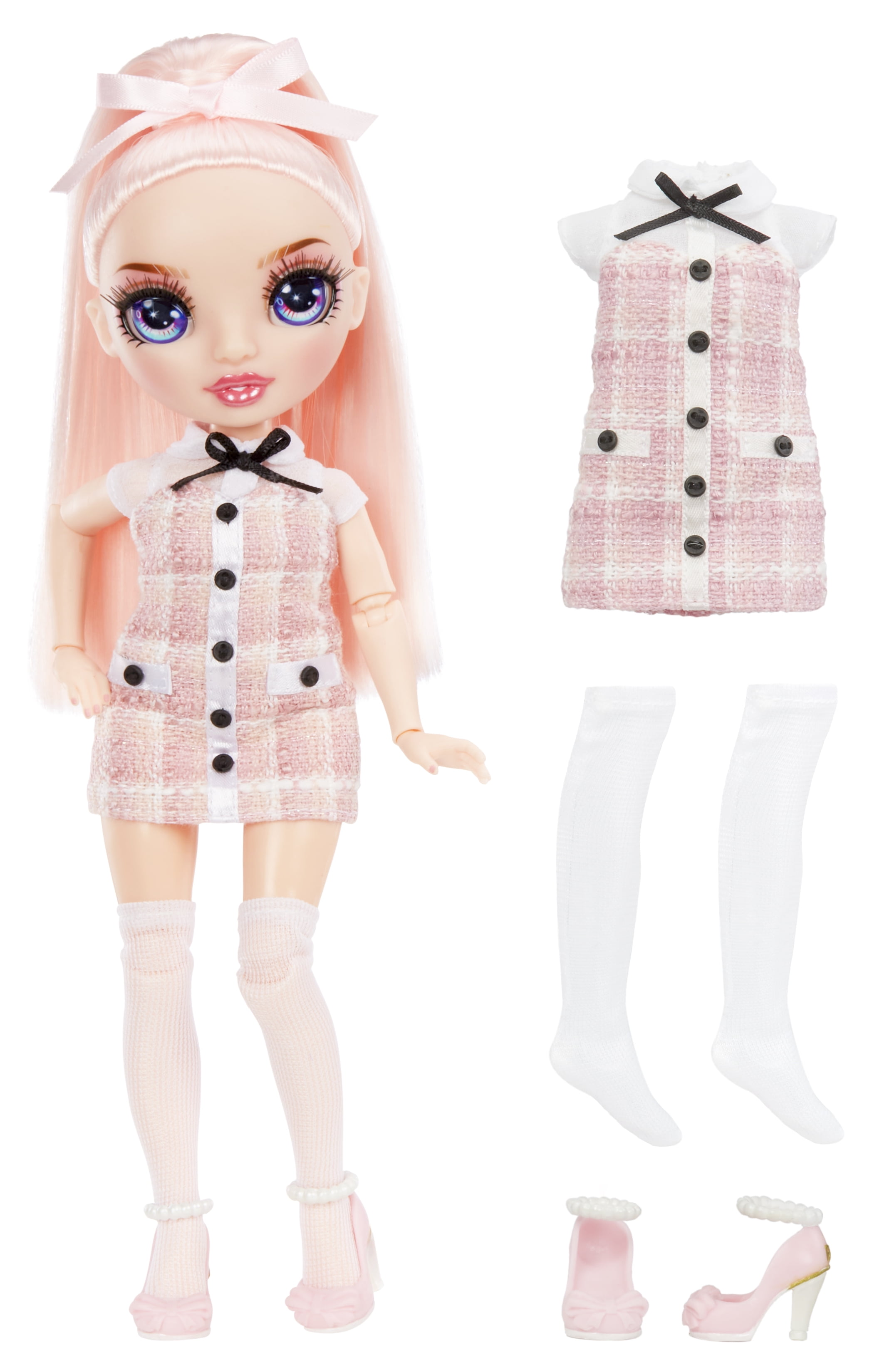 Rainbow High Bella 2 Pack, Pink Fashion Dolls, Pink Hair. Kids Toy Gift, Walmart Exclusive