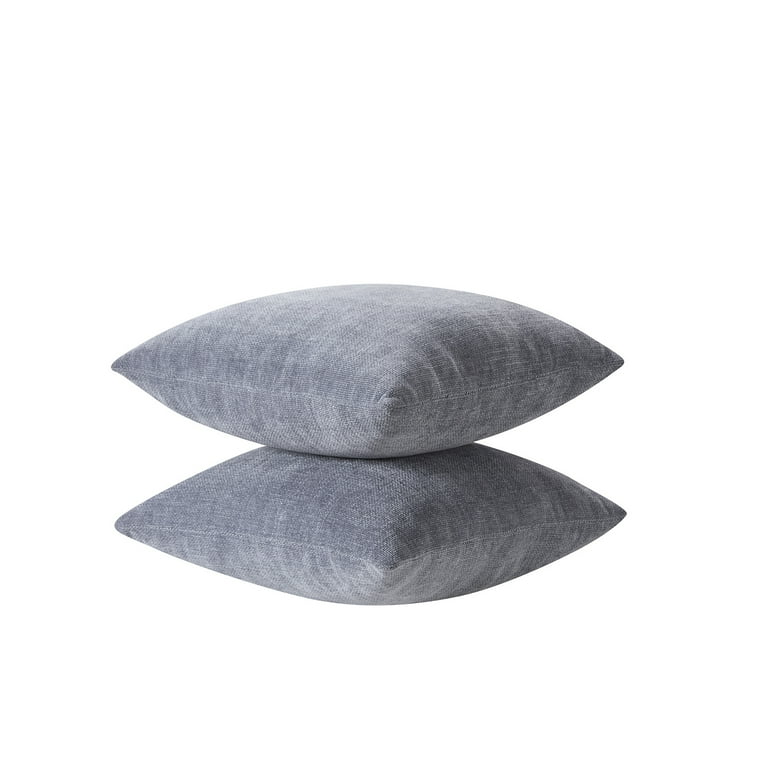 Mainstays Chenille Decorative Pillow Set, 18 x 18 - Walmart.com