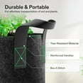 thumbnail image 3 of VIVOSUN 5-Pack 1 Gallon Grow Bag, Fabric Pot with Handles for Vegtables and Plants, 3 of 7