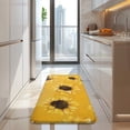 thumbnail image 4 of Yellow Sunflower Pattern Kitchen Rug Mat,Kitchen Runner Rugs Non Skid Washable,Decorative Kitchen Floor Mats for Kitchen,Sink,Laundry,17"x47.2", 4 of 7