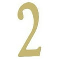 thumbnail image 4 of 3 inch Brass Self Adhesive Address Number. Number: 9, 4 of 6