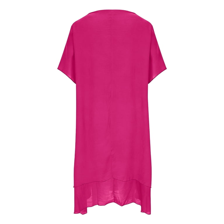 layered shift dress Mimi Tiered Shift Dress Beau Blue / M / 100%Polyester