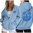 thumbnail image 1 of WILLBEST hoodies pour Femmes Chandail en Molleton Surdimensionné Col Rond Manches Longues Pull workput Chandail à Capuchon, 1 of 4