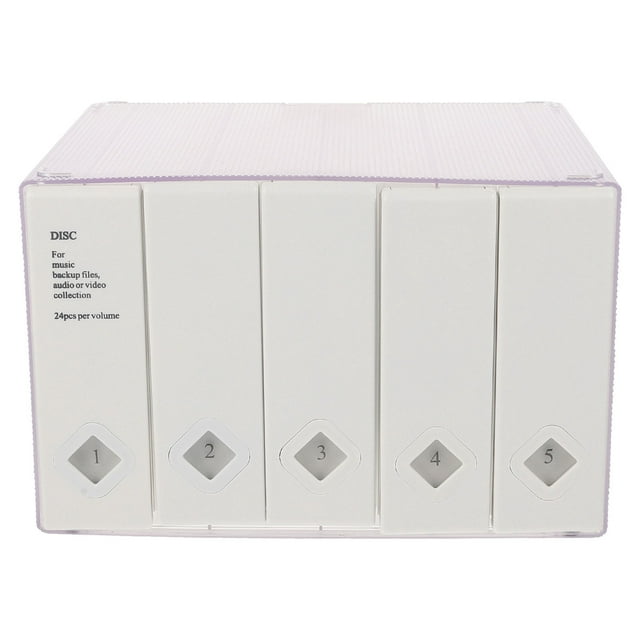 OULII Boîte de Rangement pour CDs avec Protection contre les Rayures et l'Humidité 1 Pce