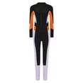 thumbnail image 3 of YONGHS Women UPF 50+ Full Body Swimsuit One Piece Rash Guard Swimwear Long Sleeve Wetsuit Purple L, 3 of 7