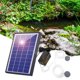 thumbnail image 1 of Bomba de oxígeno solar 10V 5W Bomba de aireador solar para acuario Estanque al aire libre Hugtrwg Para estrenar, 1 of 9