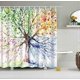 thumbnail image 1 of Cortina de Baño ZHAOCHENG Impermeable 180 x 200 cm Poliéster Resistente al Moho, 1 of 3
