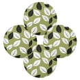 thumbnail image 2 of 15.4inch Round Placemats, DIY Printing Design, Suitable for Kitchen, Table Party Decoration Leaf, 2 of 7
