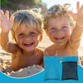 thumbnail image 5 of Large Sand Remover For Beach 7 Inch Sand Wipe Off Glove With Mesh Pocket Skin Friendly Sand Removal Powder Bag Beach Accessories Swimming Gear, 5 of 9
