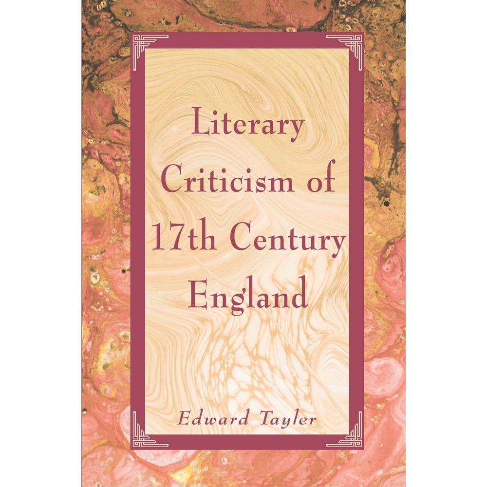 Borzoi Anthology Of 17th Century English Literature Literary Criticism 