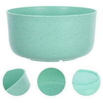 FRCOLOR 10 Pcs Plastic Fruit Bowl Lunch Unbreakable Serving Bowls Large Light Green