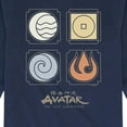 thumbnail image 3 of Avatar - The Last Airbender - Nations Symbols - Youth Long Sleeve Graphic T-Shirt, 3 of 5