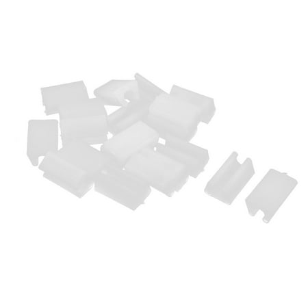 Unique Bedroom Chairs Unique Bargains 20 Pcs Antislip Plastic U Shape 7mm Chair Foot Cover Table Furniture Leg Protector White ()