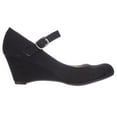 thumbnail image 3 of Womens AR35 Meesha Wedge Mary Jane Pumps, Black, 7.5 US, 3 of 7