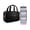 Black, variant on Travel Hanging Toiletry Bag for Women - Waterproof Cosmetic Organizer with Clear Window, Lightweight Bathroom Bags for Essentials, Makeup, Shampoo, Toiletries Pink, Medium