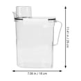 thumbnail image 3 of KAKOWELY Refillable Laundry Detergent Container Detergent Powder Bucket Sub Storage Bucket,11.42"X7.87"X3.74", 3 of 5