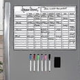 thumbnail image 2 of Magnetic Black Dry Erase Chore Chart For Multiple Kids And Adults: Fridge 17x12" - Responsibility Rewards Black Board For Toddlers Or Teenagers Zfu, 2 of 3