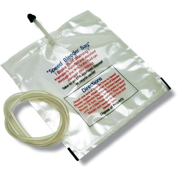 RUSSELL/EDEL Edelbrock 639500 Speed Bleeder Bag,Silver