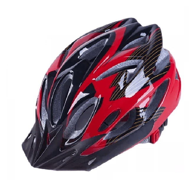 Casco De Bicicleta kit lentes Talla M Color Negro Con Rojo
