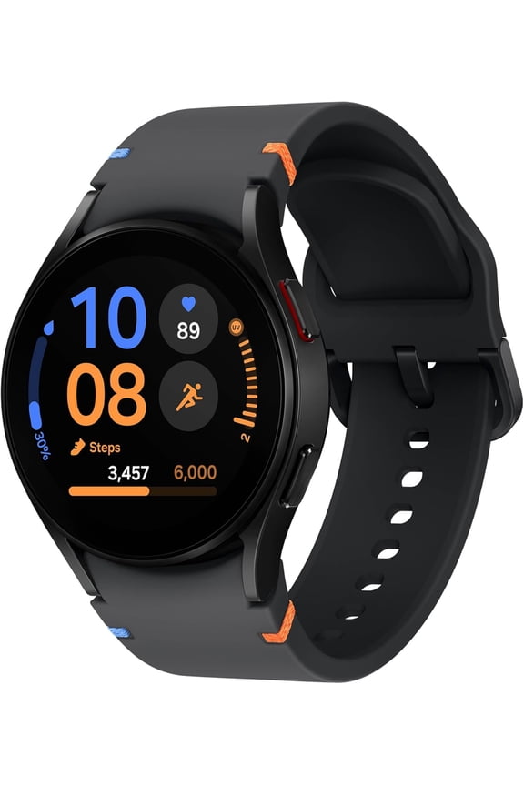 Restored Samsung Galaxy Watch FE (Wifi + LTE) 40mm Black Aluminum Black Sport Band (Refurbished)
