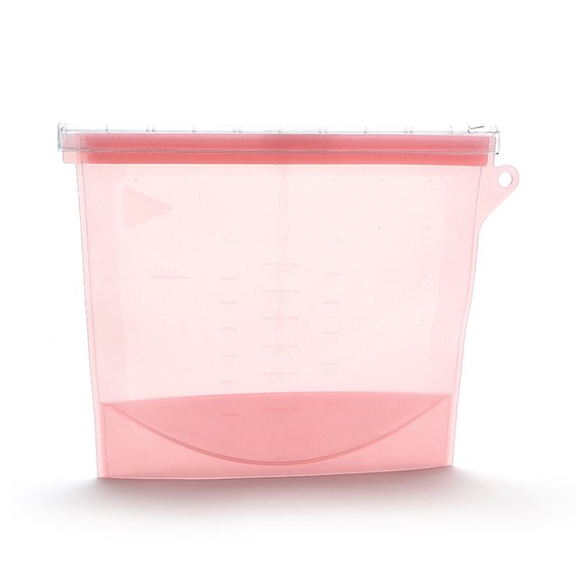 Bolsa de alimentos Bolsas de alimentos de silicona a prueba de fugas multifuncionales Vacío fresco de silicona yeacher Bolsa de frescura