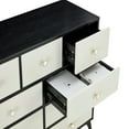 thumbnail image 5 of D&N 9-Drawer MDF Dresser, Black, 13.78 x 39.37 x 31.5 Inches, 5 of 5