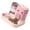 Pink, variant on Double Design Automatic Cats Feeders Water Dispenser For Timed Feeding Spill Resistant Bowls Grade
