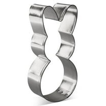 Easter Bunny Body Cookie Cutter 4.25 in B1554 - Foose Cookie Cutters - USA Tin Plate Steel