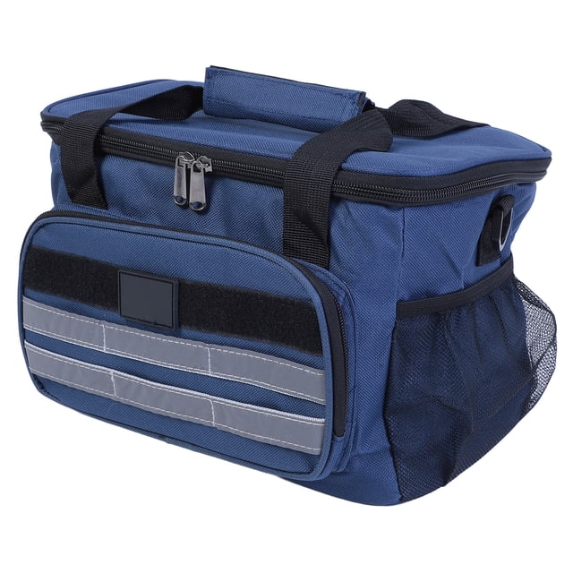 Bolsa de Almuerzo aislada, Caja de Almuerzo de Bolsillos Azul Marino para acampar