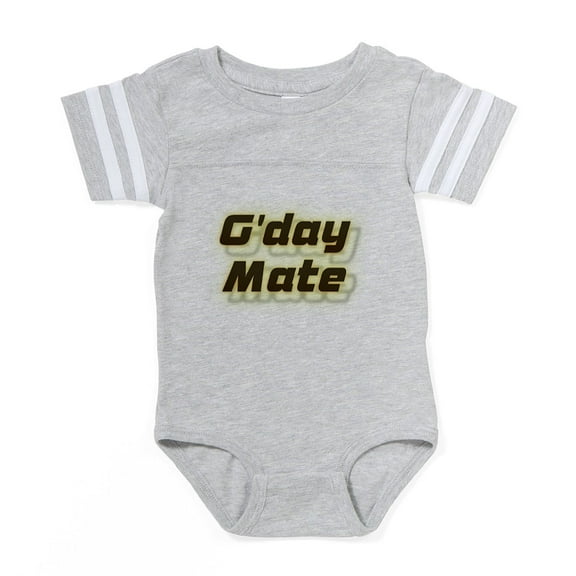 CafePress - G'day Mate - Cute Infant Baby Football Bodysuit