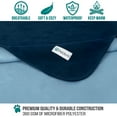 thumbnail image 3 of PetAmi Waterproof Dog Blanket For Bed, XL Dog Pet Blanket Couch Cover Protection, Fleece Cat Blanket Throw for Crate, Kennel, Sofa Furniture Protector, Reversible Soft Plush, Twin, 60x80 Navy/Blue, 3 of 8