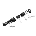 thumbnail image 4 of Uxcell M20 Metric Cable Gland Waterproof IP68 Nylon Black 2pcs, 4 of 4