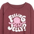thumbnail image 3 of Instant Message - Feeling Jelly Jellyfish - Women's Lightweight French Terry Long Sleeve Shirt, 3 of 6